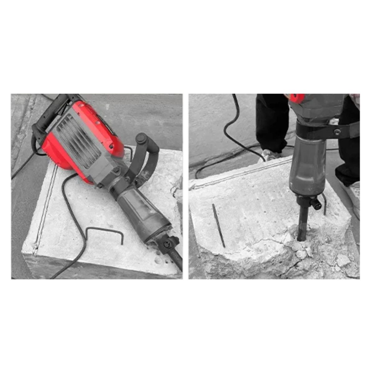 RANKOR - Martillo demoledor hexagonal 1700W 55 Joules Rankor