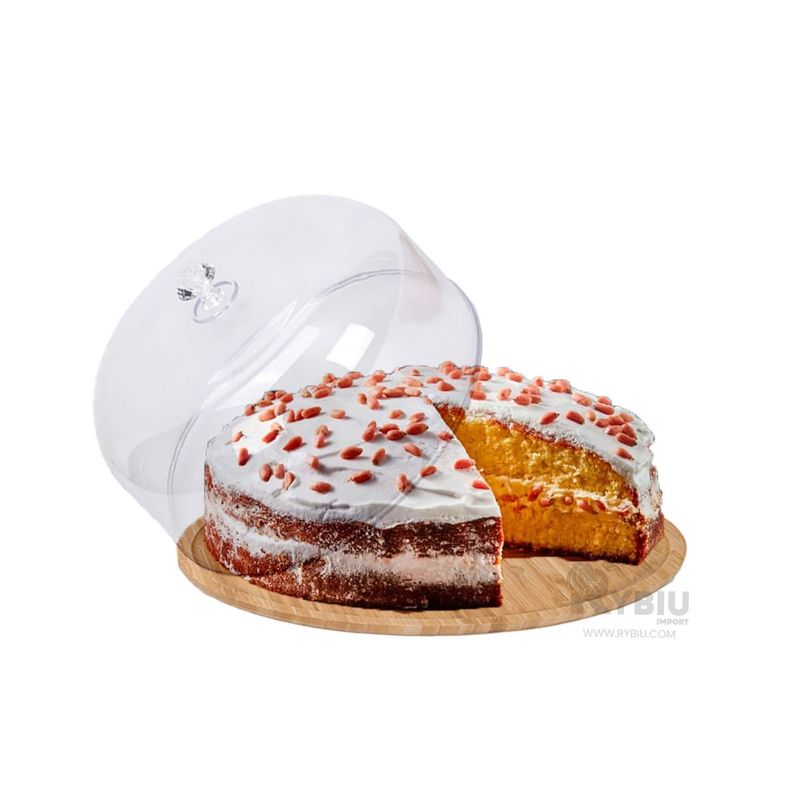 GENERICO - Base para Reposteria 28 cm Traspararente Y+Regalo Agendita