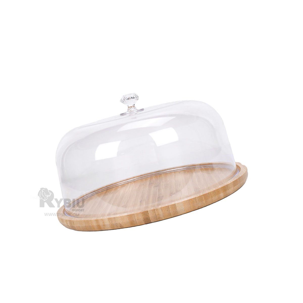 GENERICO - Base de Postres 25cm en Traspararente Y+Envoltorio de Regalo