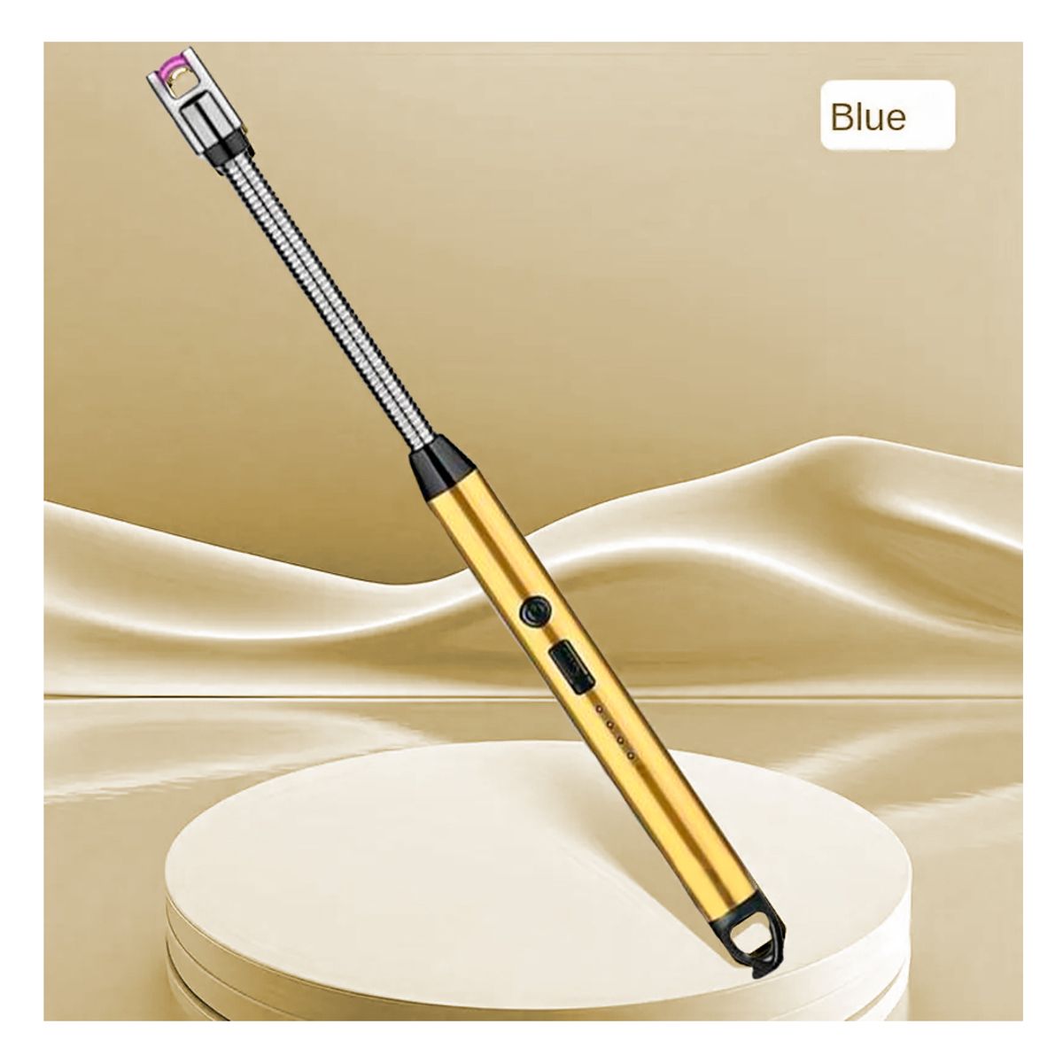 GENERICO - Encendedor Portatil Ligero para Salidas o Camping en Dorado