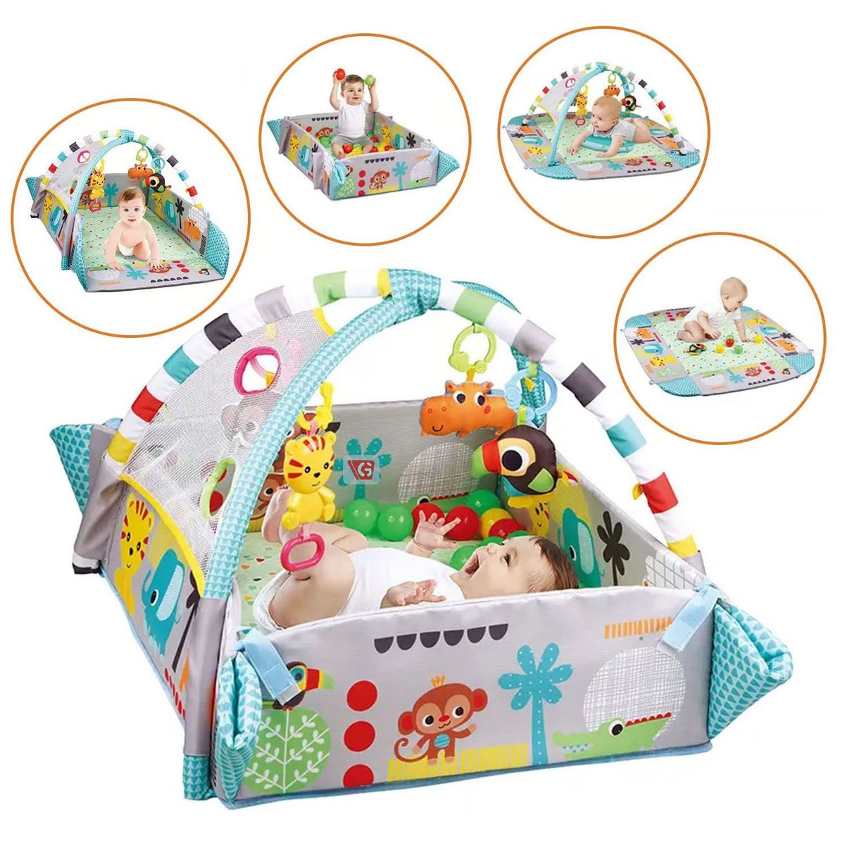 GENERICO - Gimnasio Musical 5 en 1 con Pelotas