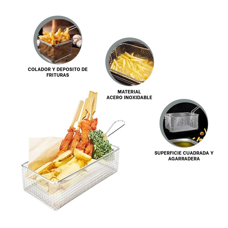 GENERICO - Canasto Convencional 255x13x7cm Plateado Y+Gift Stickers