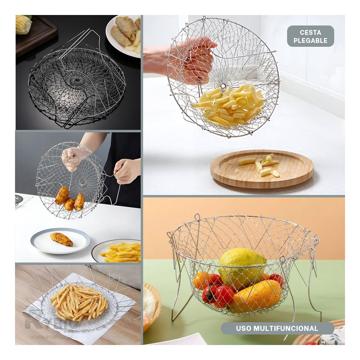 GENERICO - Freidora para Empanadas en 23 cm Y+Regalo Ligas para Peinar