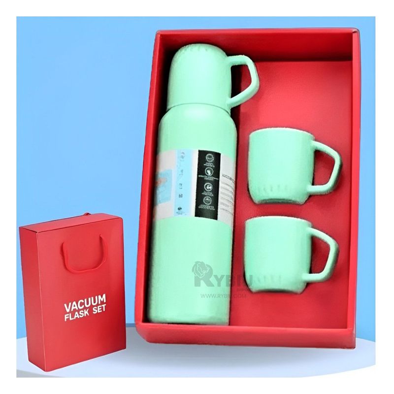 GENERICO - Frasco de Vacio Termico en Verde 500ml Y+Gift MiniAgenda