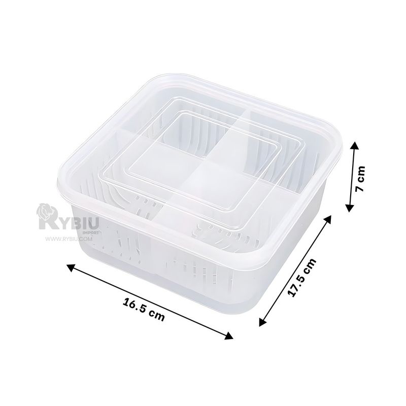 GENERICO - Colador Duradero 4 Partes en Blanco Y+Regalo Agendita