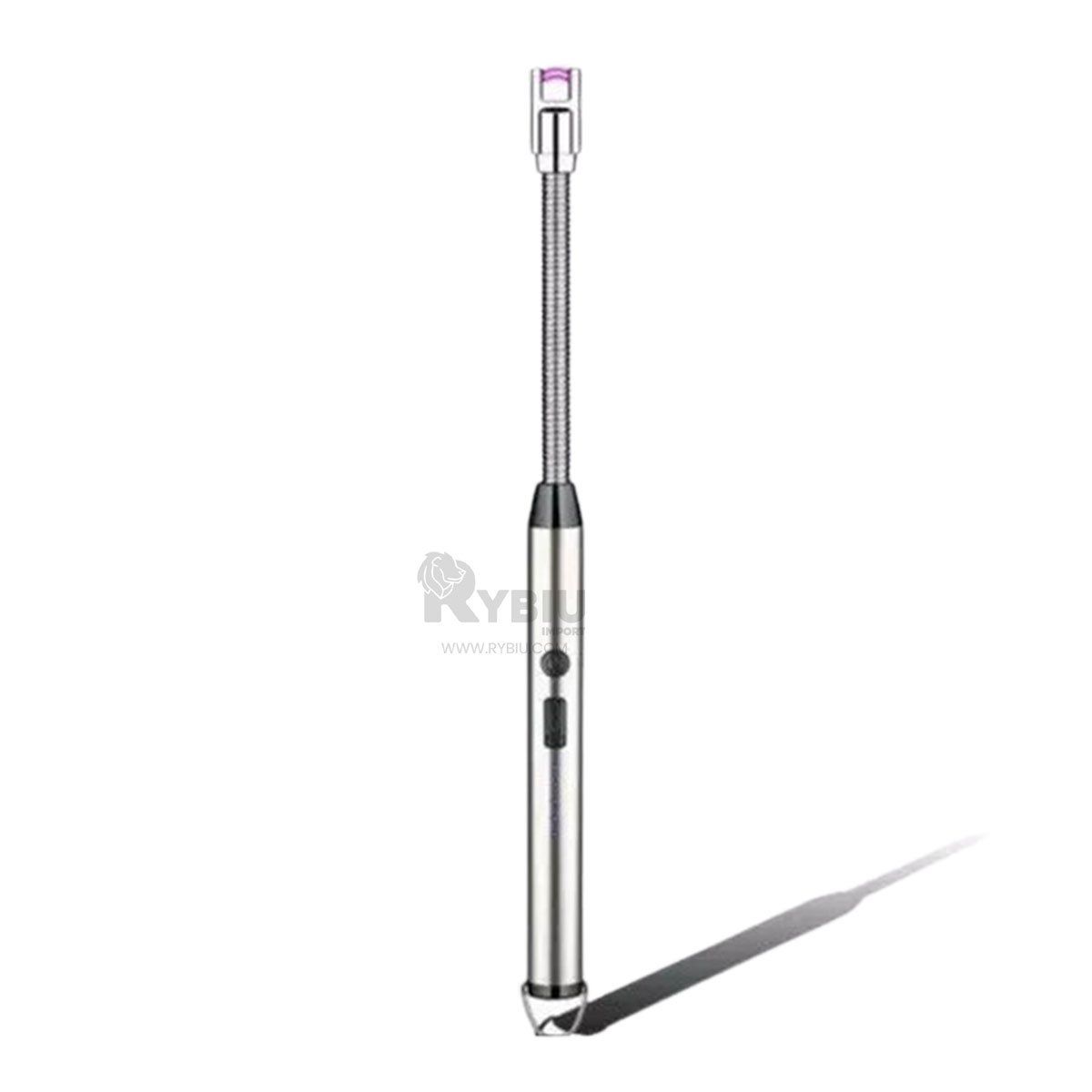 GENERICO - Encendedor Portatil Ligero para Viajes en Color Plateado