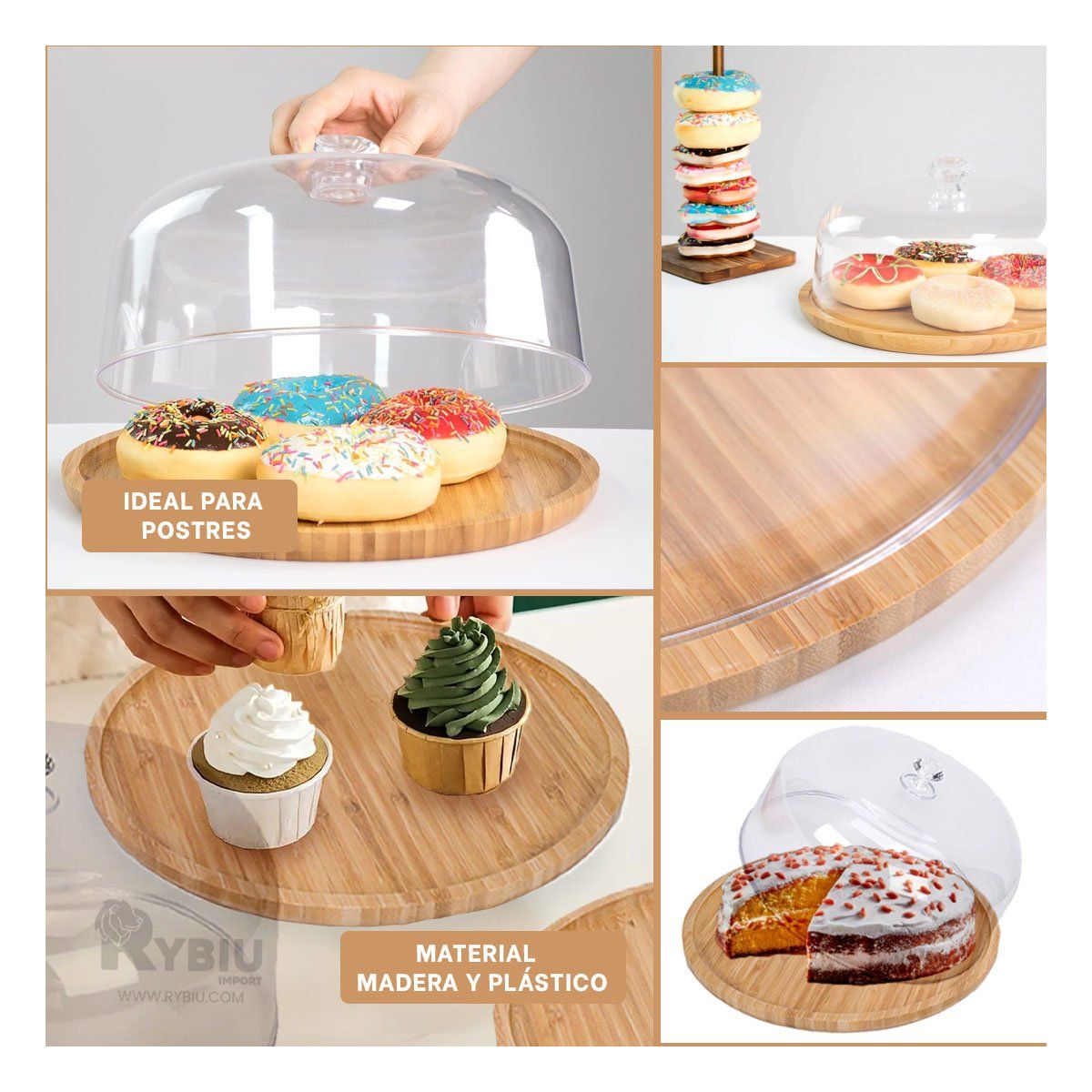 GENERICO - Bandeja Almacenera de 25cm Traspararente Y+Post-it Adhesivos