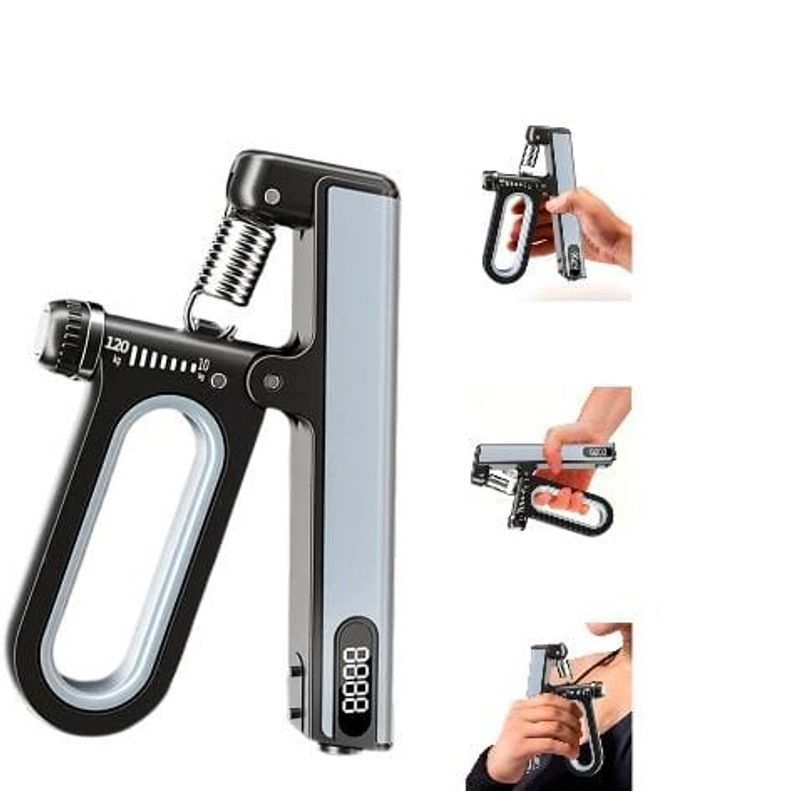 GENERICO - Fortalecedor de Agarre de Mano Hand Grip de 10 kg a 120 kg