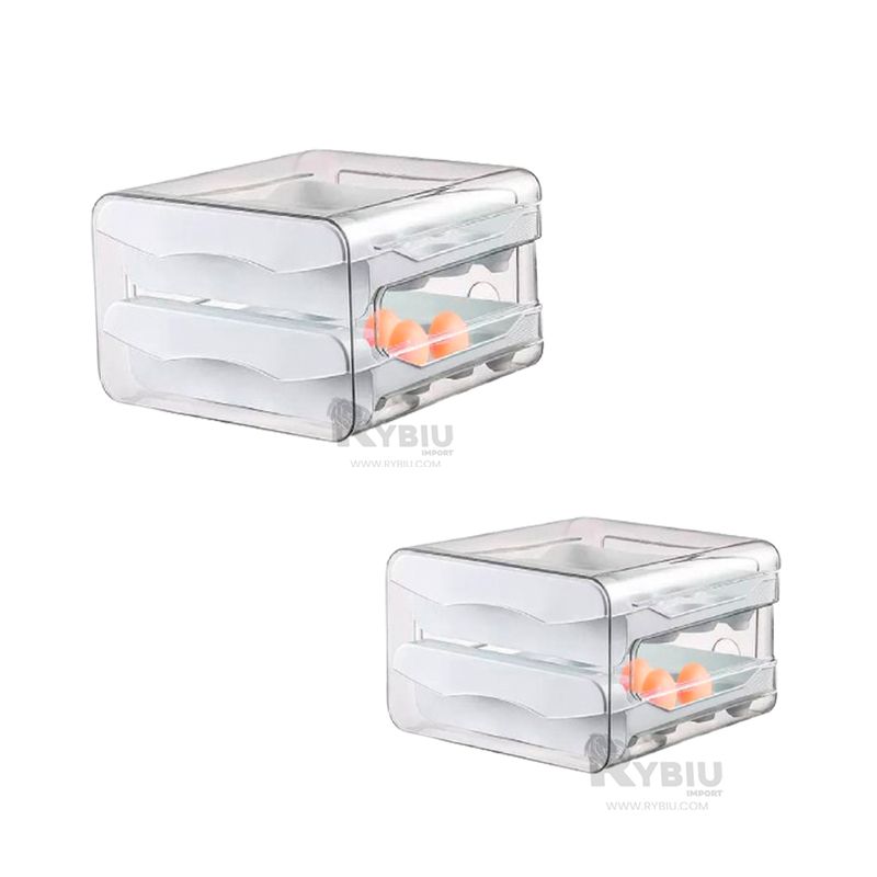 GENERICO - Envase Idoneo de Huevos en Blanco Y+Regalo Ligas para Peinar