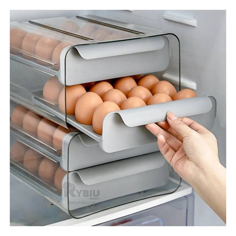 GENERICO - Organizador Sotisficado para Huevos Plomo Y+Regalo Agendita