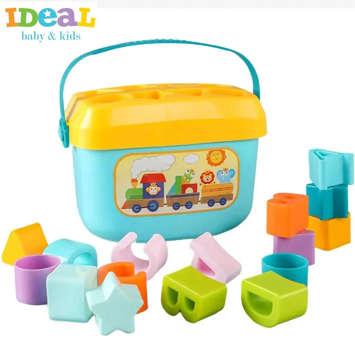 IDEAL - Juguete Bebe mis Primeros Bloques Didáctico Encajar Unisex