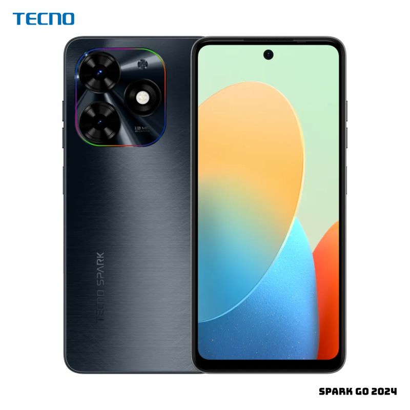 TECNO MOBILE - CELULAR TECNO SPARK GO 2024 3GB RAM 64GB ROM - GRAVITY BLACK