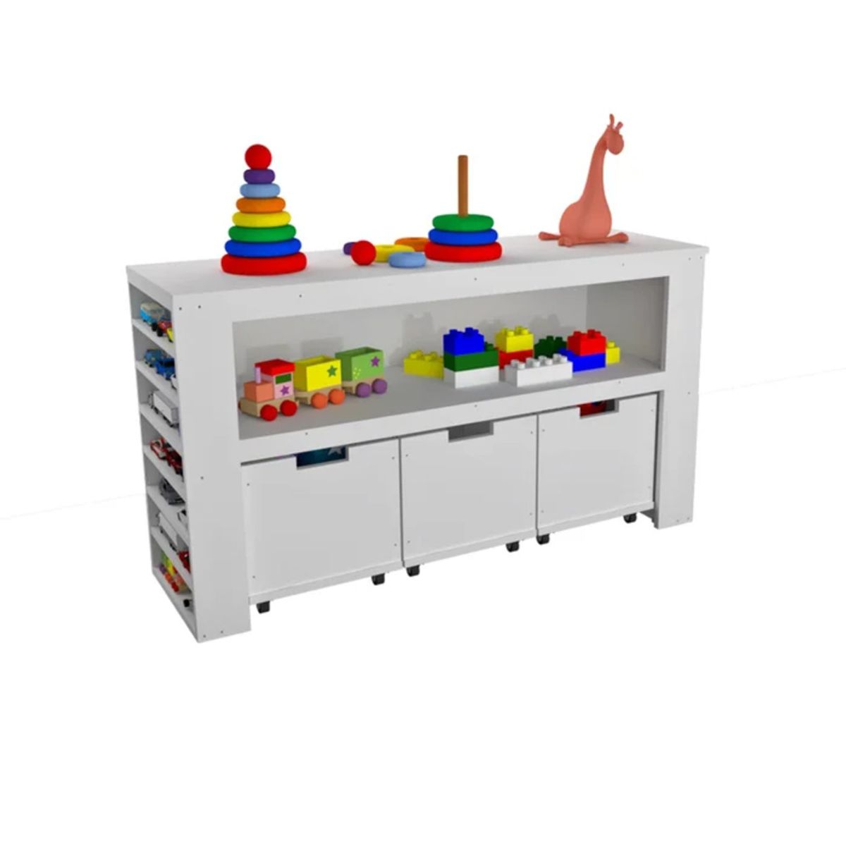 GENERICO - Estante Organizador Osaragi Blanco R&R MUEBLES