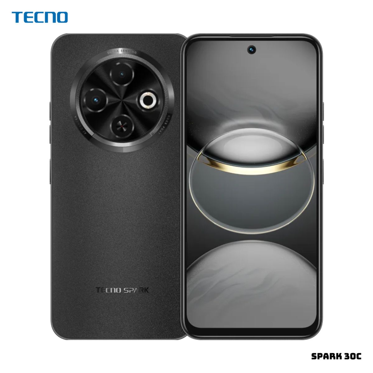 TECNO MOBILE - CELULAR TECNO SPARK 30C 4GB RAM 256 ROM - ORBIT BLACK
