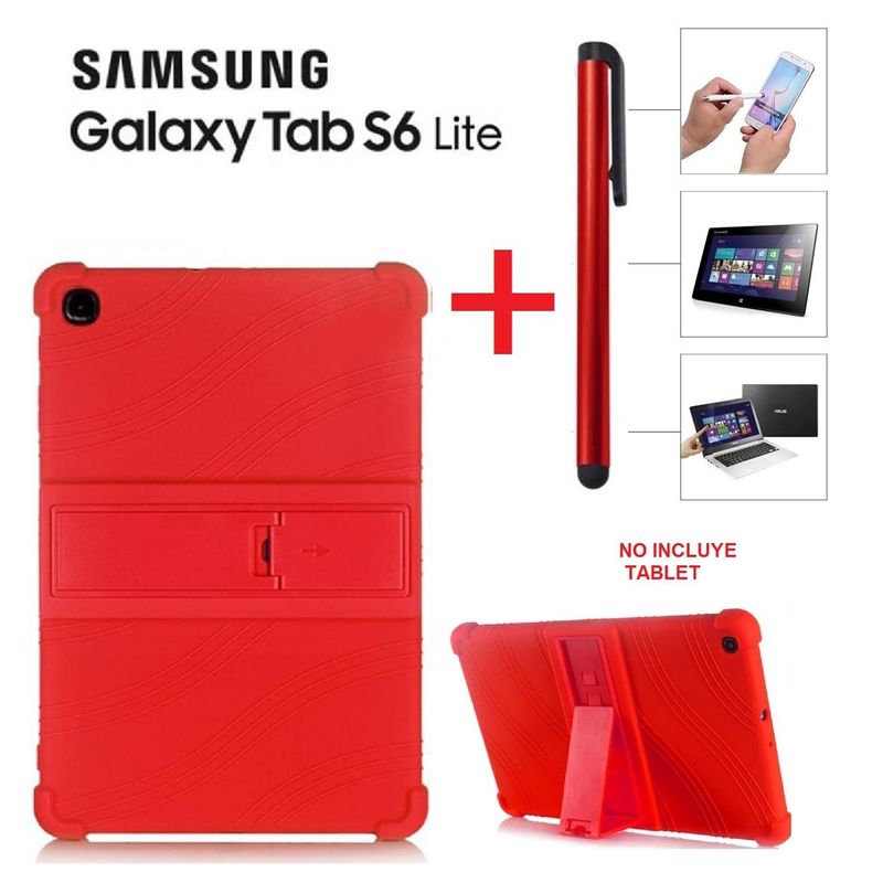 GENERICO - Funda Case + Lapiz Optico Samsung Tab S6 Lite SM-P610 P620 2020 / 2024