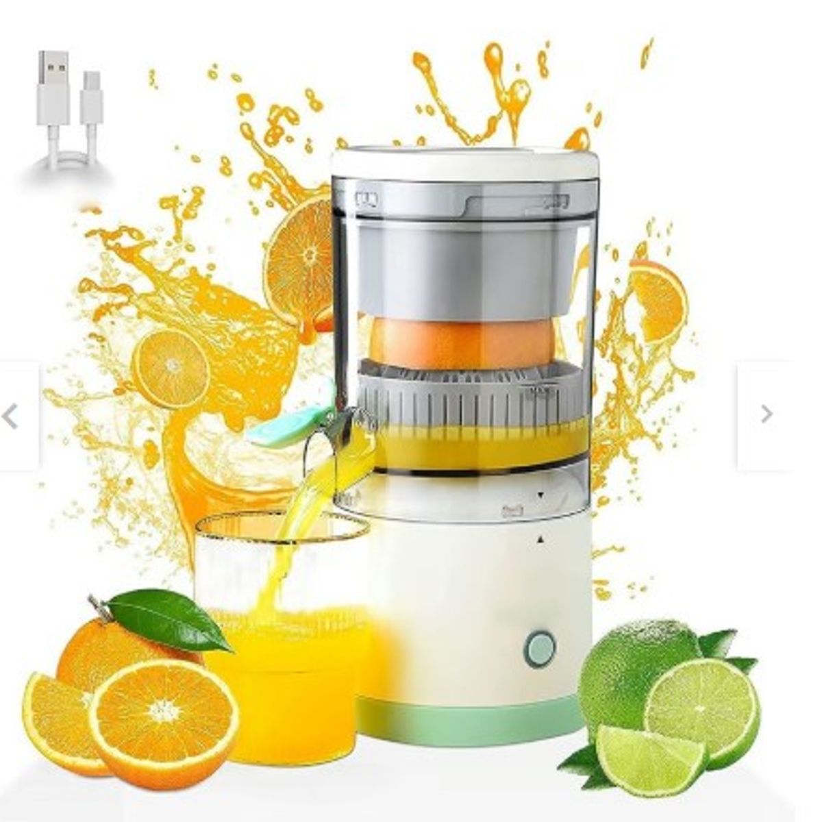 GENERICO - Exprimidor fruta portatil cítricos tendencia redes