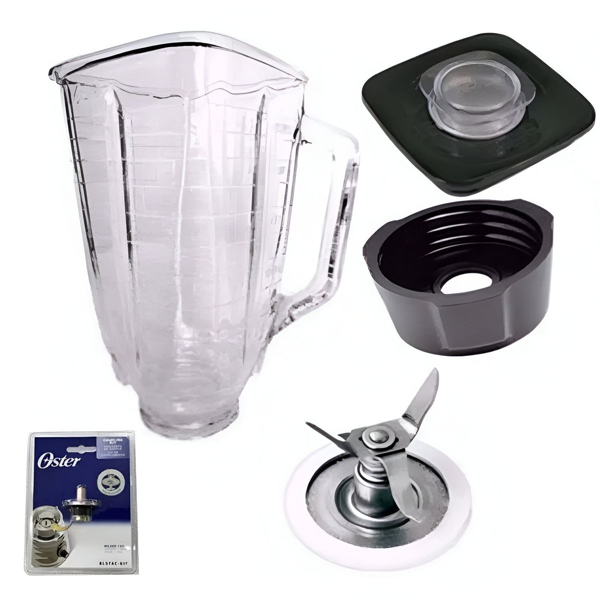 OSTER - Kit de accesorios  vaso,tapa,rosca,pin y cuchilla