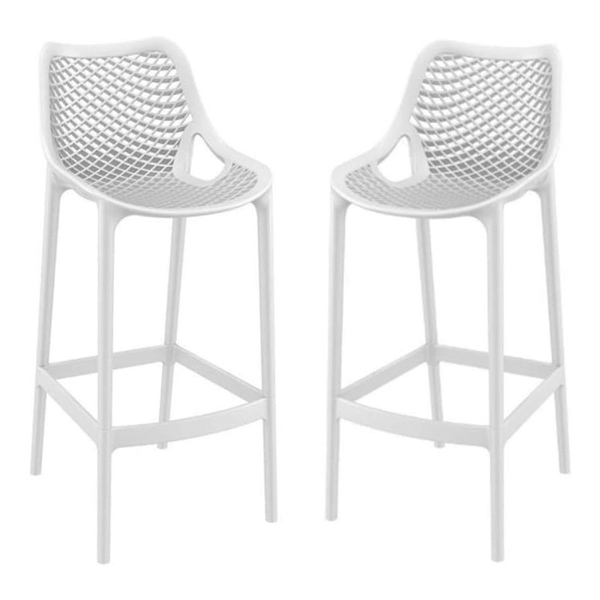 GENERICO - Banco Bar Modelo Nápoles Blanco