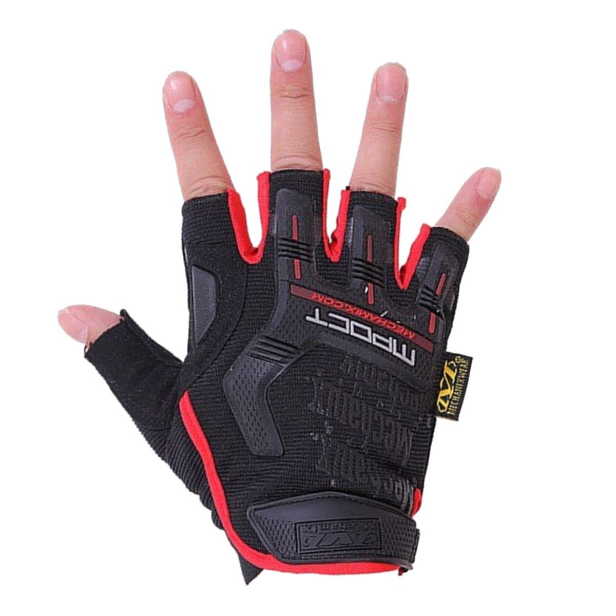 TODO FIT - Guantes Mpact Rojo Protección de Impacto Extrema Mitones de Moto Ciclismo Manejo