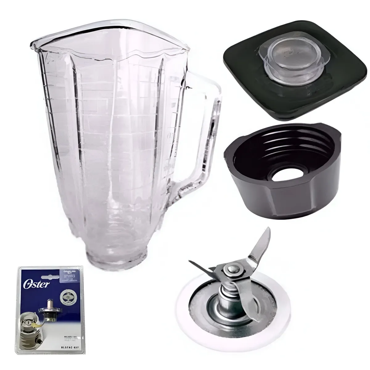 OSTER - Kit de accesorios vaso tapa rosca pin y cuchilla