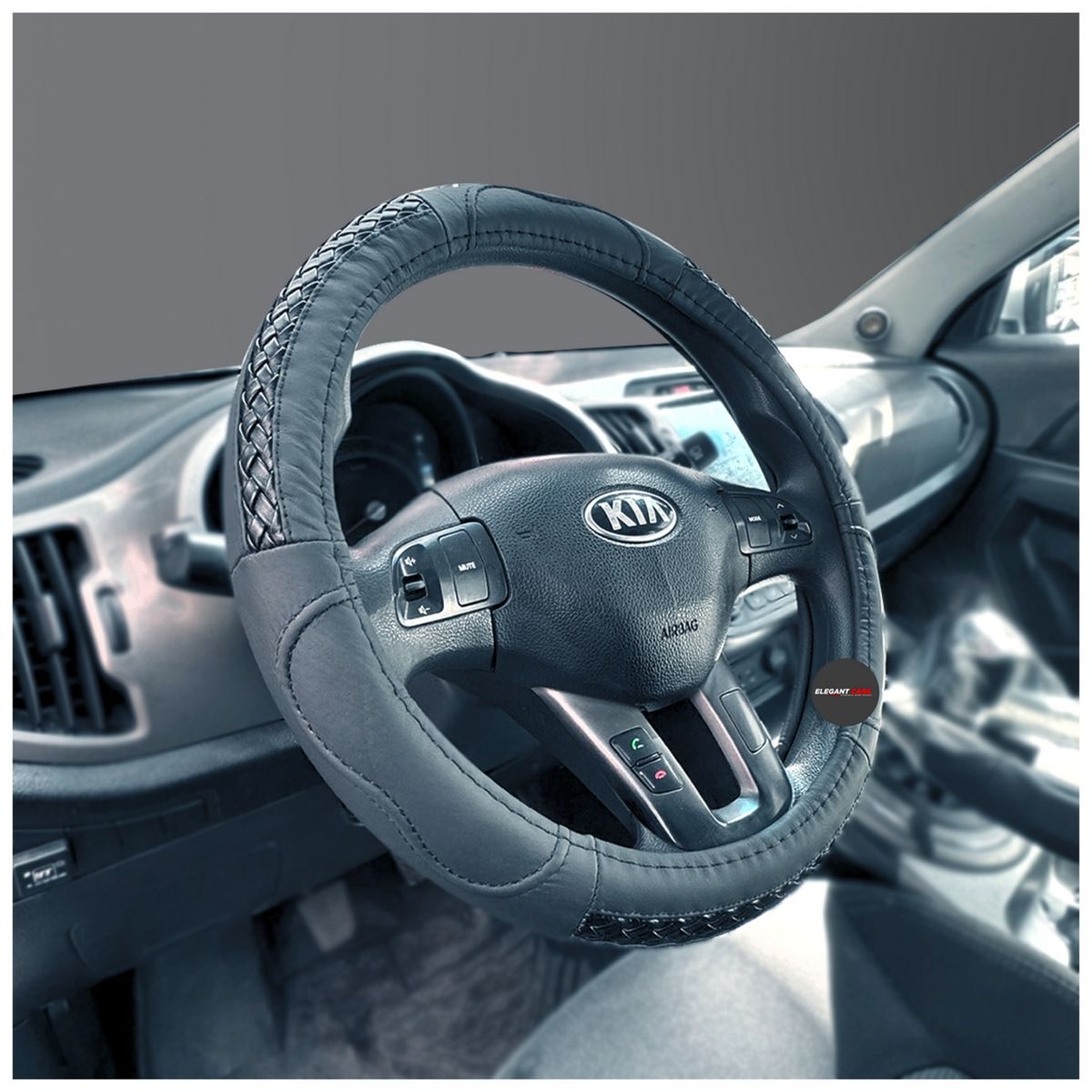 JET - Funda de Volante De Lujo Elegant Grip Con Diseño