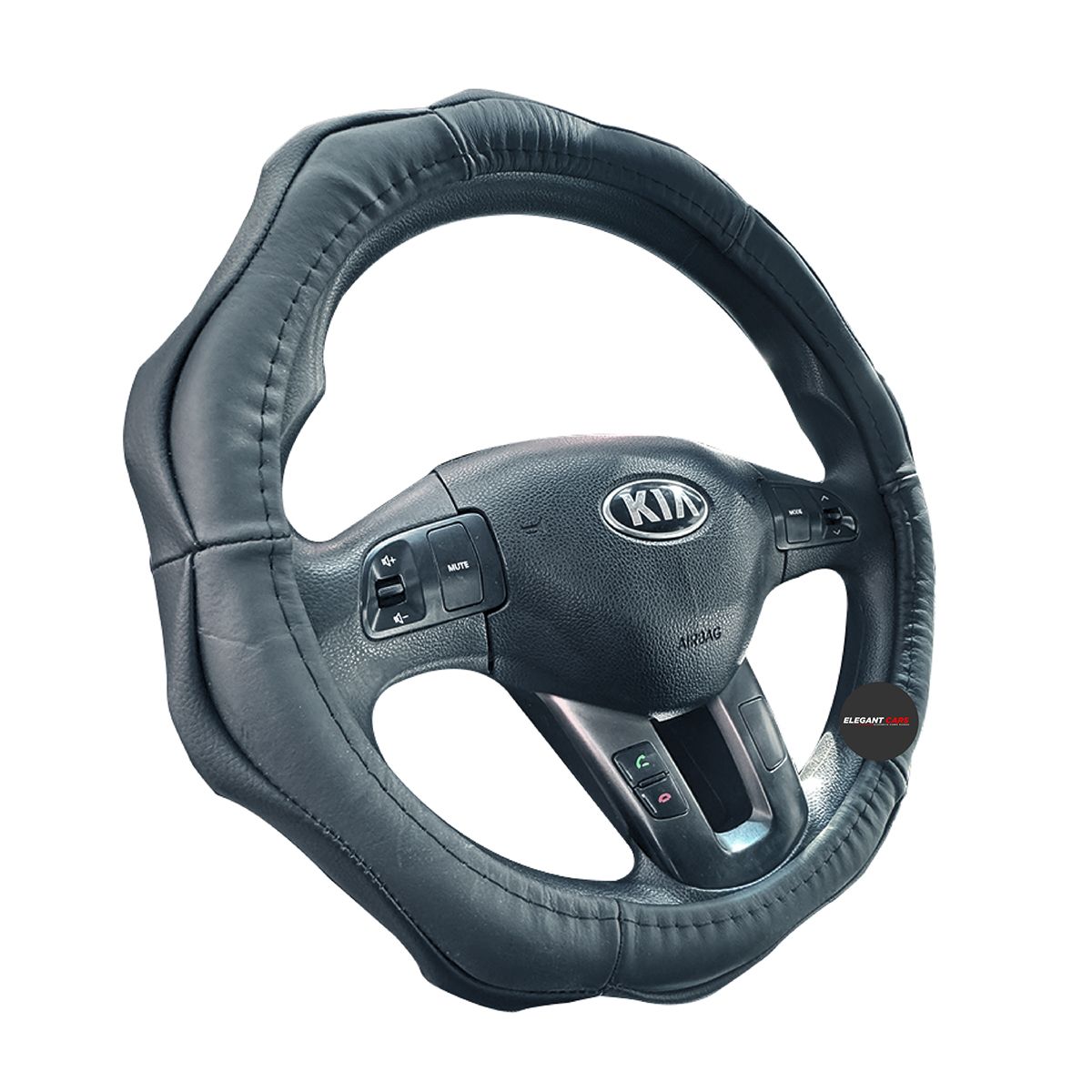 JET - Forro De Timón Universal  Cuero 37-38CM