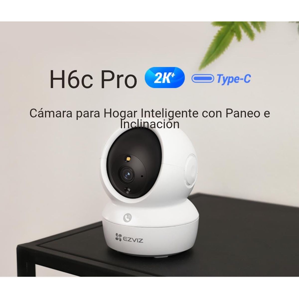 EZVIZ - CAMARA WIFI H6C 3MP  2K EZVIZ AUDIO BIDIRECCIONAL GIRO 360º GRADOS