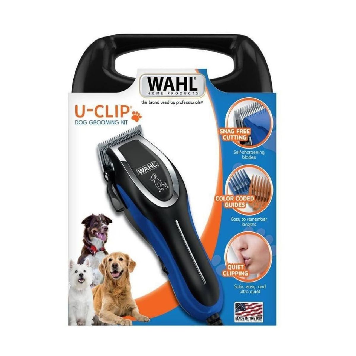 WAHL - Cortadora de Pelo Para Mascota Wahl Uclip 11 Piezas