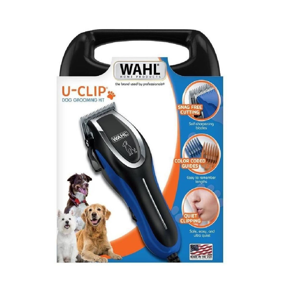 WAHL - Cortadora de Pelo Para Mascota Wahl Uclip 11 Piezas