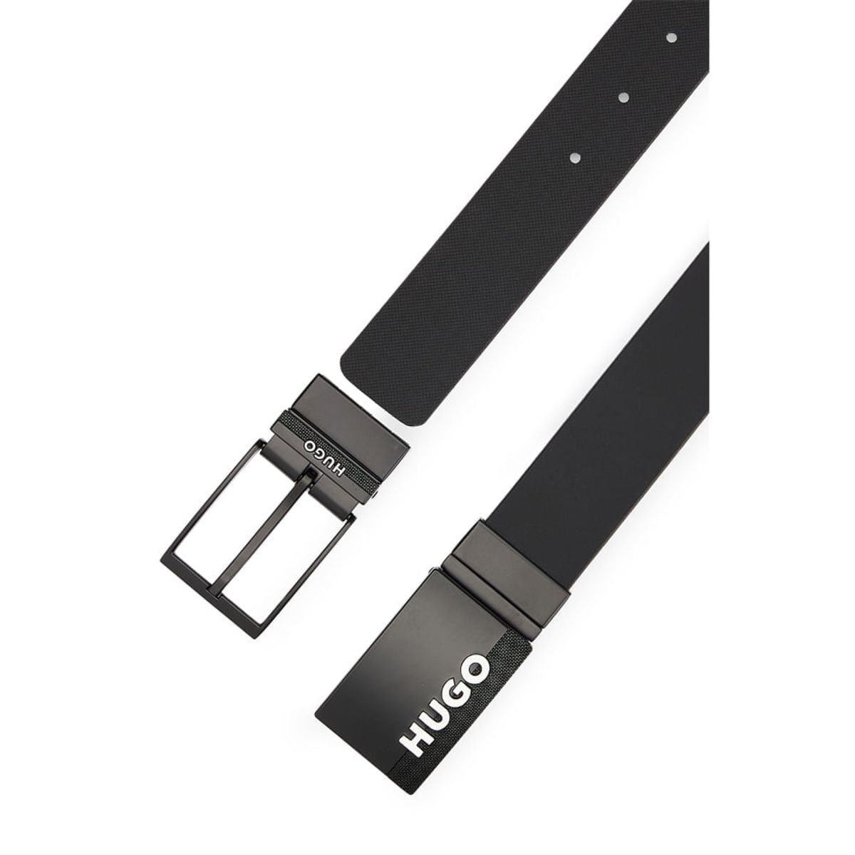 HUGO BOSS - Hugo - Correa reversible de piel italiana