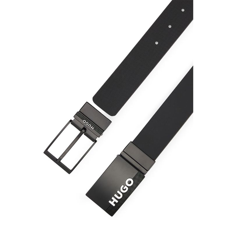 HUGO BOSS - Hugo - Correa reversible de piel italiana