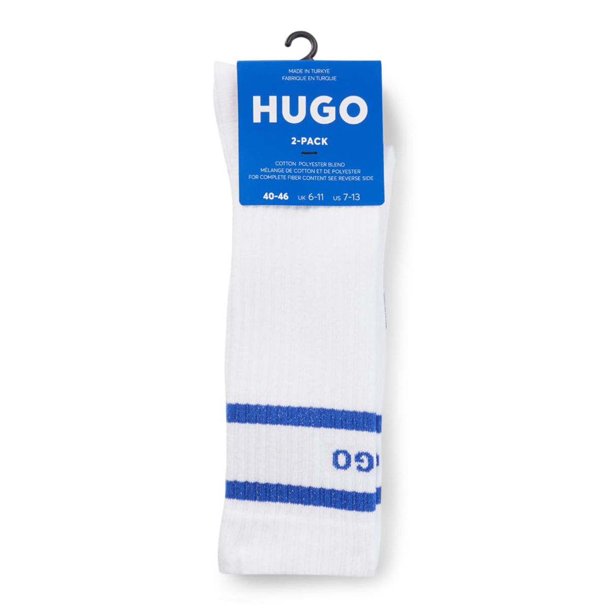 HUGO BOSS - Hugo - Paquete de dos pares de calcetines hasta la rodilla