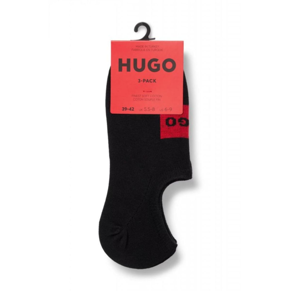 HUGO BOSS - Hugo - Un paquete de tres pares de calcetines invisibles