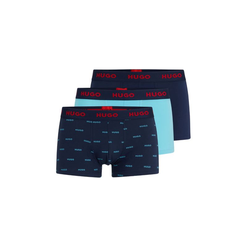 HUGO BOSS - Hugo - Paquete de tres calzoncillos de algodón elástico