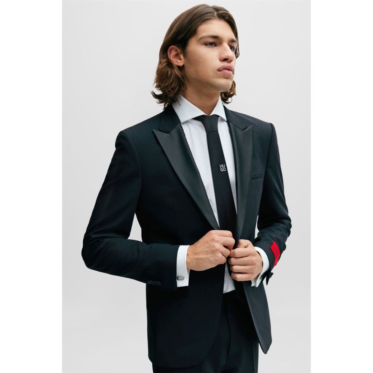 HUGO BOSS - Hugo - Gemelos ovales con logos grabados