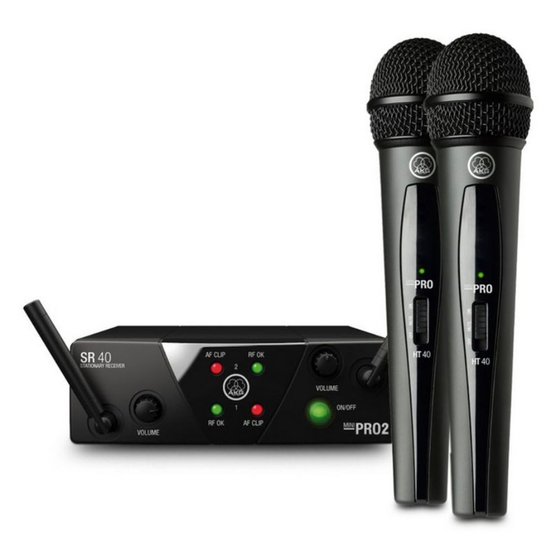 AKG - Sistema de Micrófono AKG Vocal Set - WMS40 Mini Dual - AKG