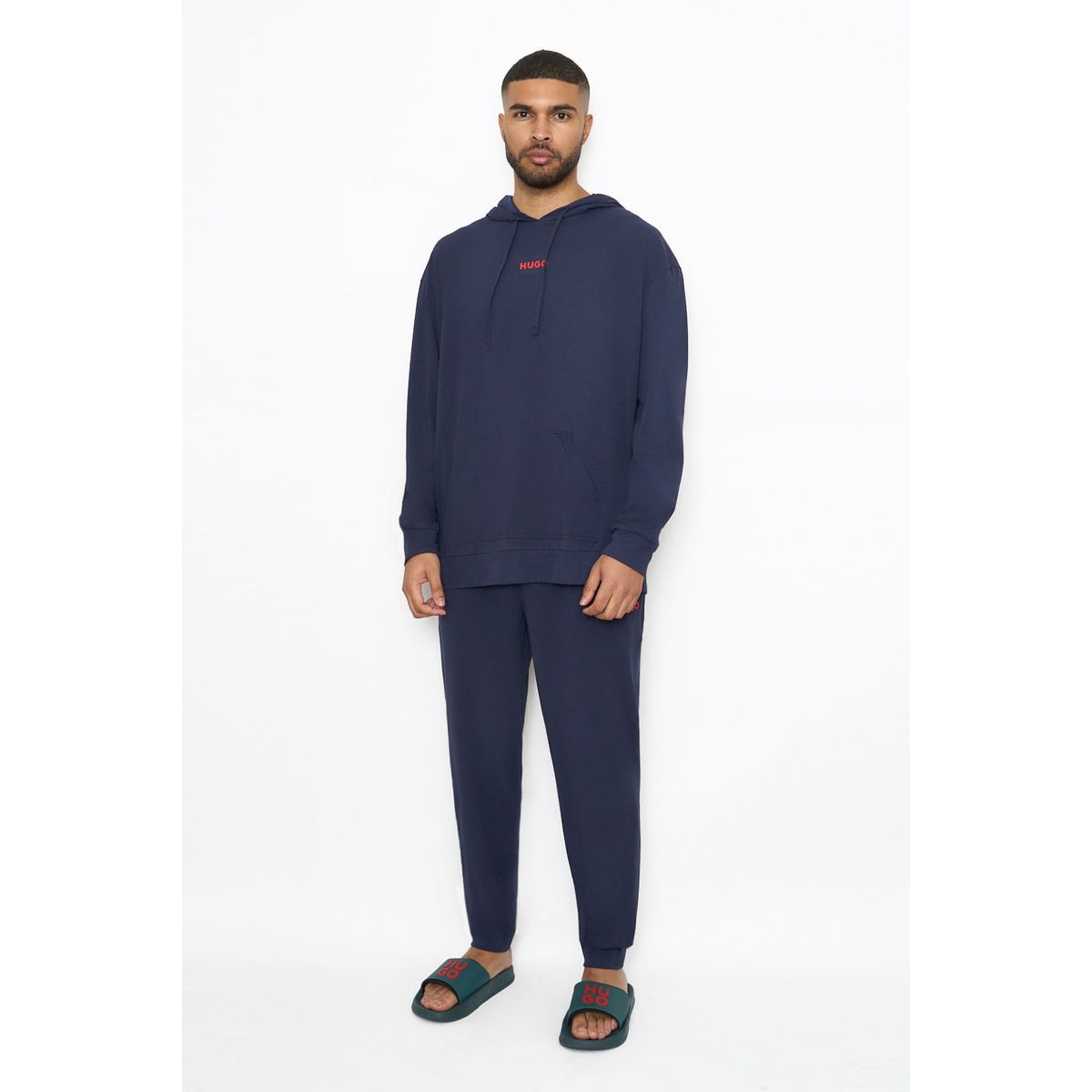 HUGO BOSS - Hugo - Set de pijama de algodón relax fit