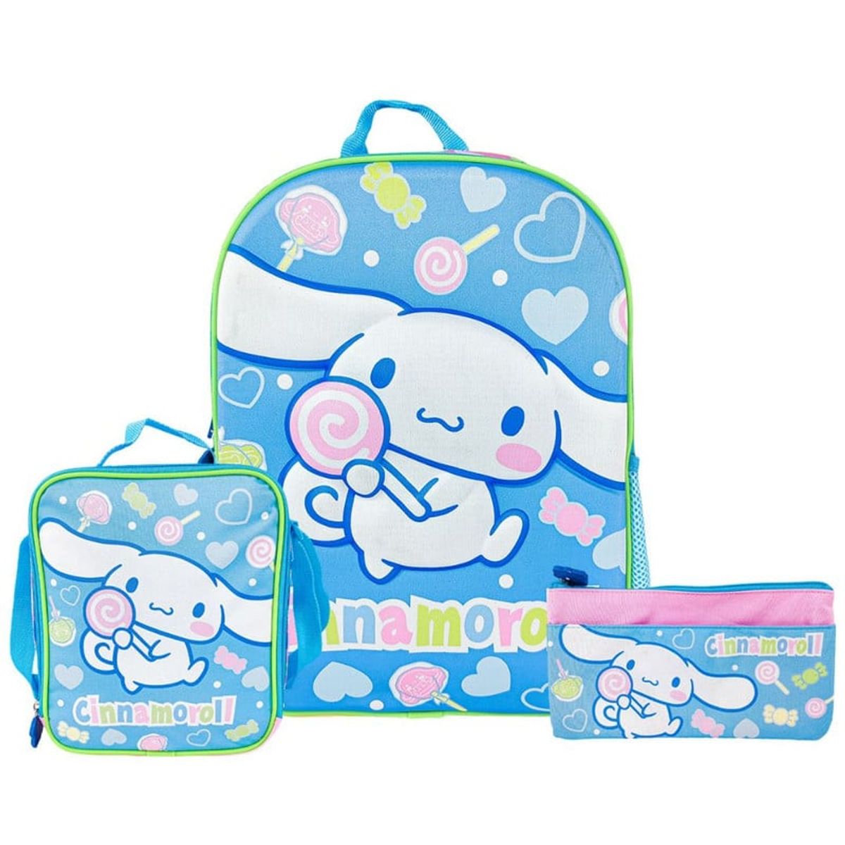 SCOOL - Set Scool Ranger Mochila Lonchera Cartuchera Cinnamoroll 3D