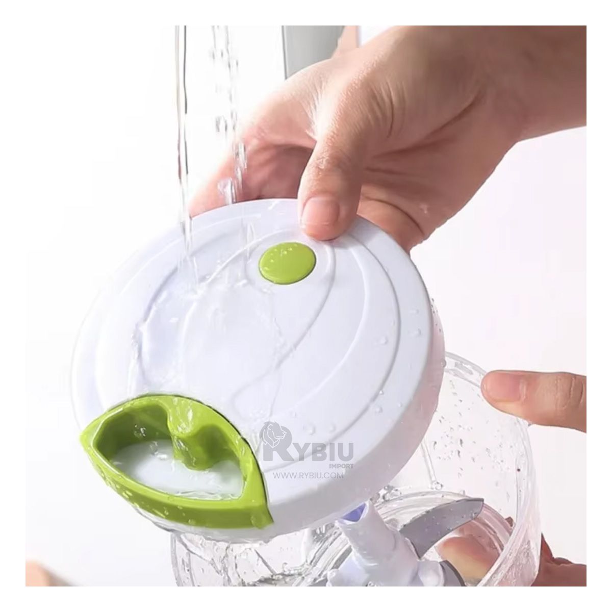 RYBIU IMPORT - Triturador de Verduras en Color Blanco Y+Regalo Stickers