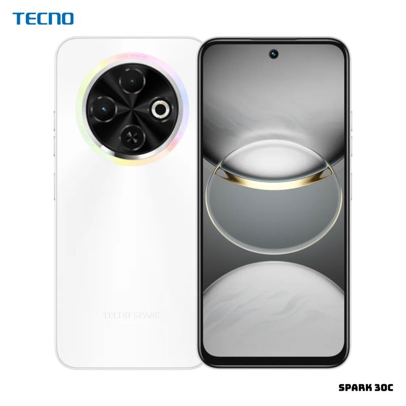 TECNO MOBILE - CELULAR TECNO SPARK 30C 4GB RAM 256 ROM - ORBIT WHITE