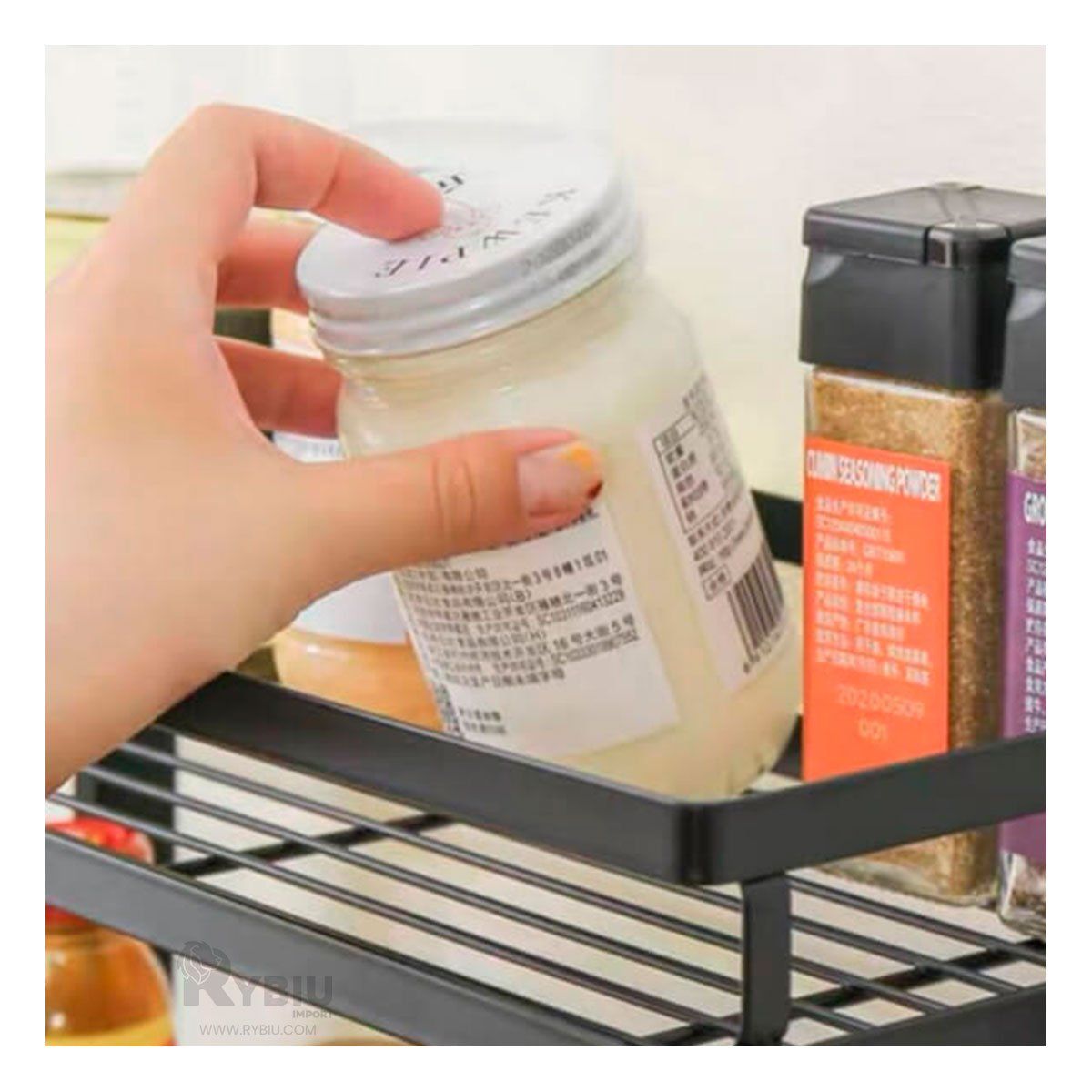 GENERICO - Organizador Para el Hogar de Color Negro Y+Papel de Regalo