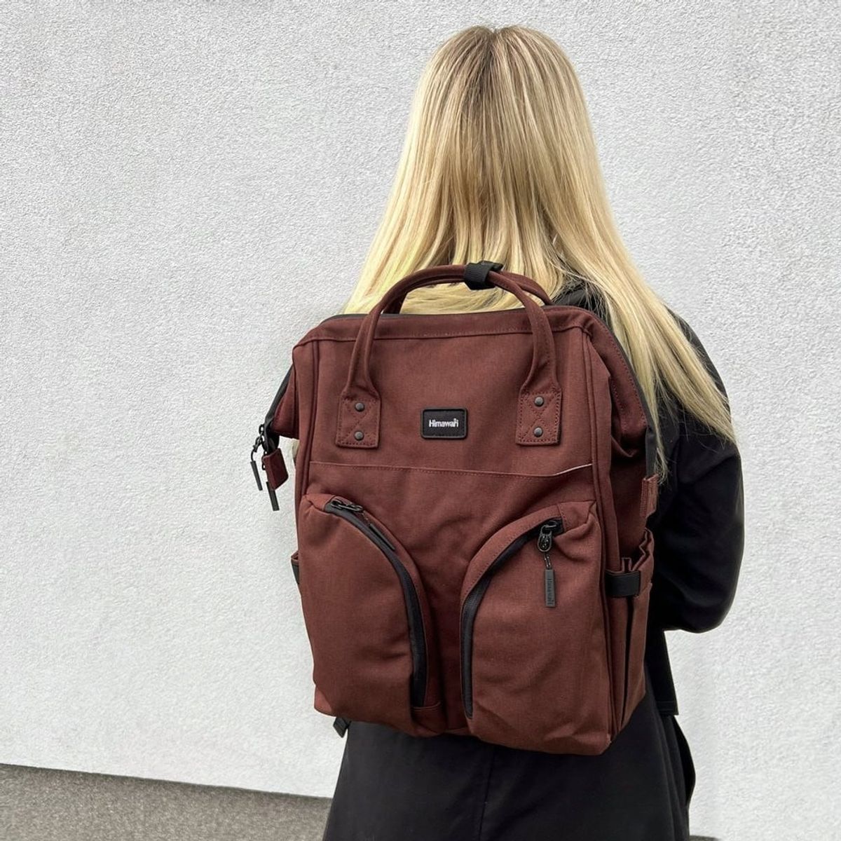 HIMAWARI - Himawari - Mochila Fallon para laptop 14 pulgadas - Azul Marino