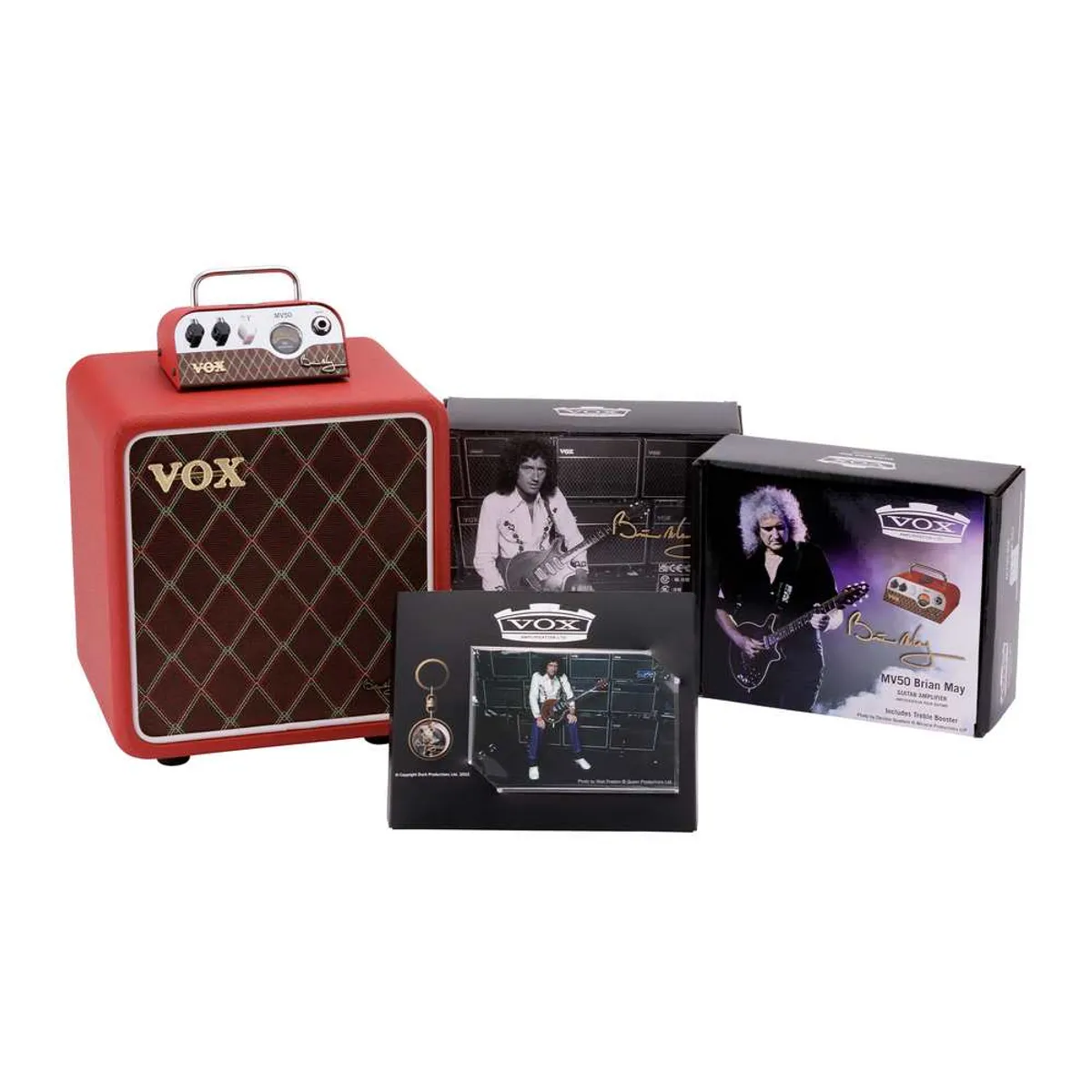 VOX - SET DE AMPLIFICADOR STACK - VOX - MV50-BM-SET - ROJO