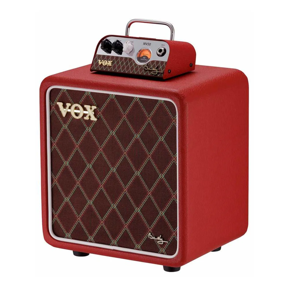 VOX - SET DE AMPLIFICADOR STACK - VOX - MV50-BM-SET - ROJO