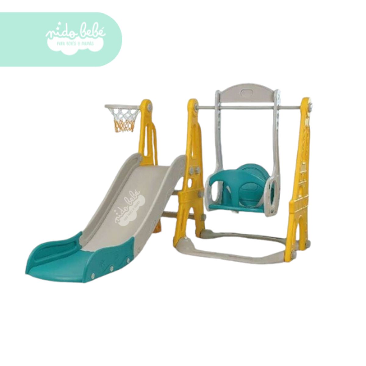 GENERICO - Centro de juegos Tobogan y columpio para niños