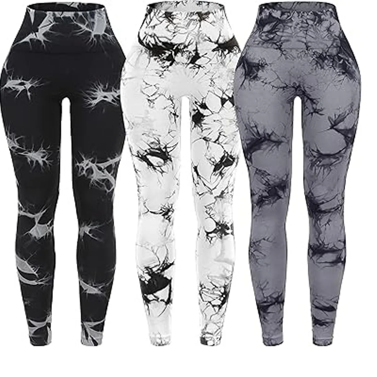 GENERICO - leggings cintura alta para levantamiento de glúteos Scrunch gris