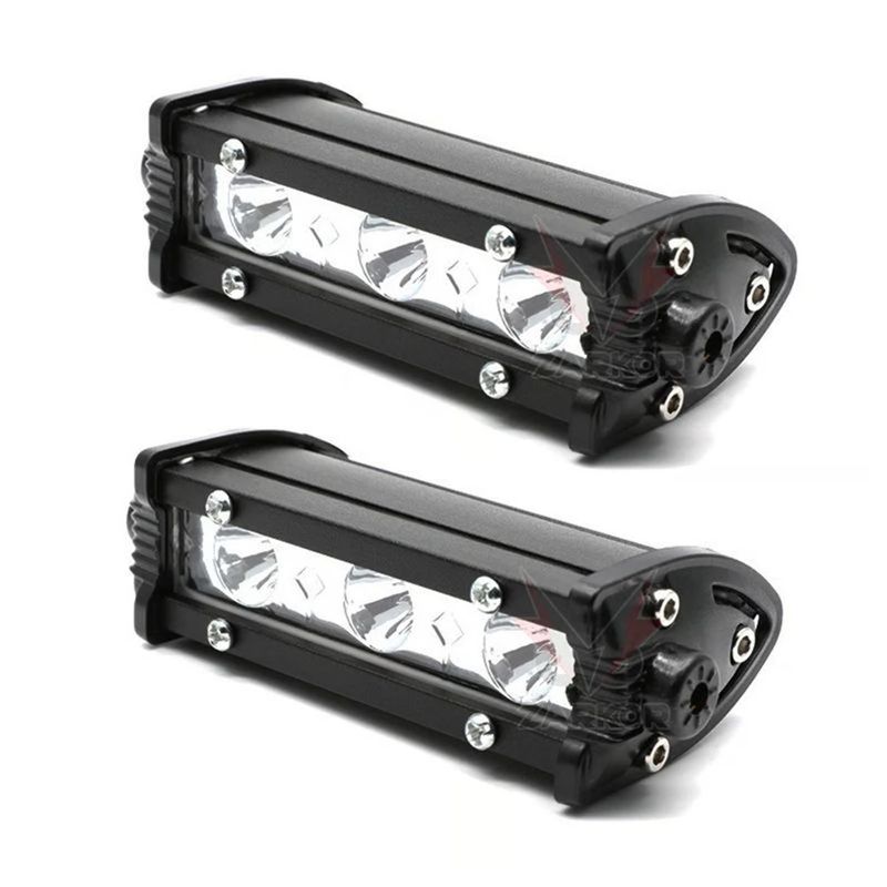 GENERICO - Neblinero Led barra Slim 9W Off Road Dual 1PCS