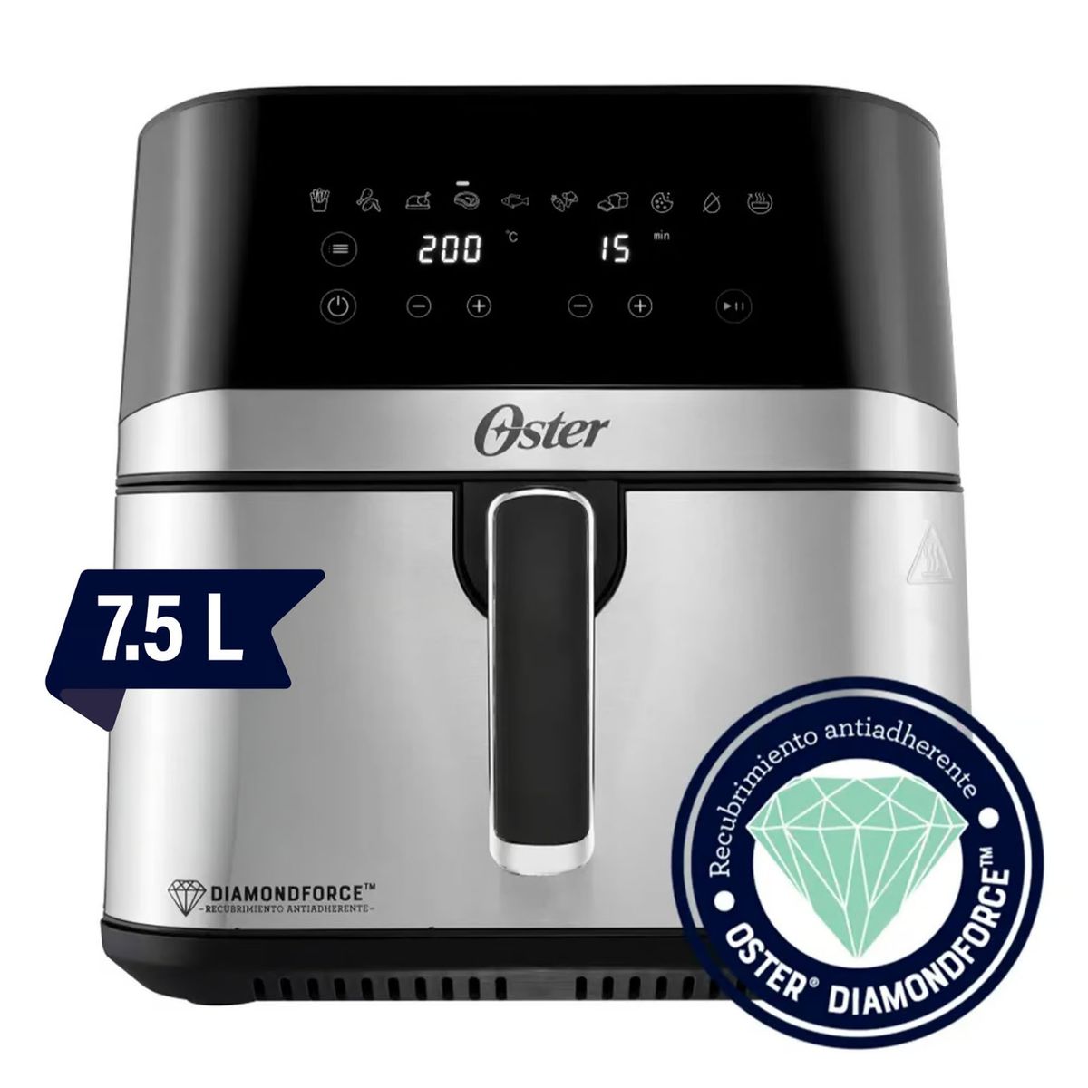 OSTER - Freidora de Aire Digital 75L CKSTAF75DSSDF