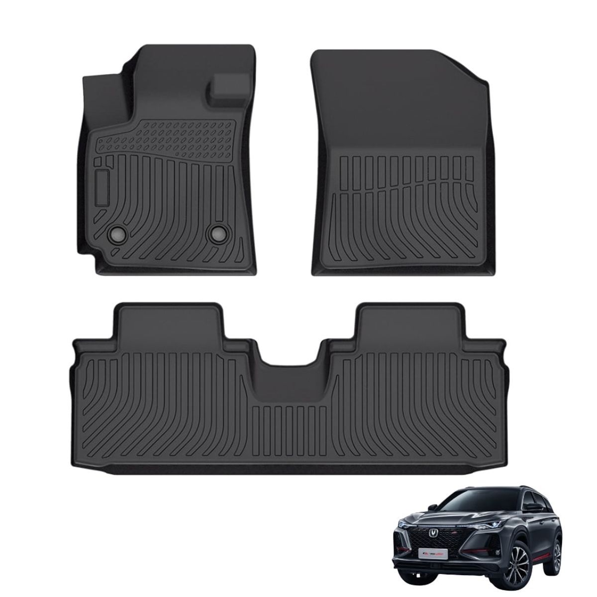 GENERICO - PROTECTOR CUBRE PISO 5D TPE CHANGAN CS75 PLUS 2020-2024