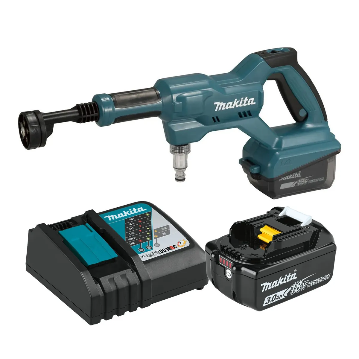 MAKITA - Hidrolavadora Inalambrica 18V 24bar + Bat Y Carg Makita